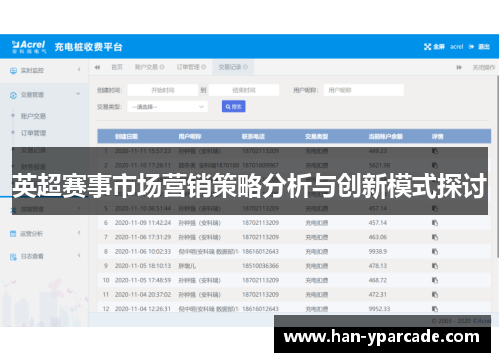 英超赛事市场营销策略分析与创新模式探讨 英超赛事市场营销策略分析与创新模式探讨